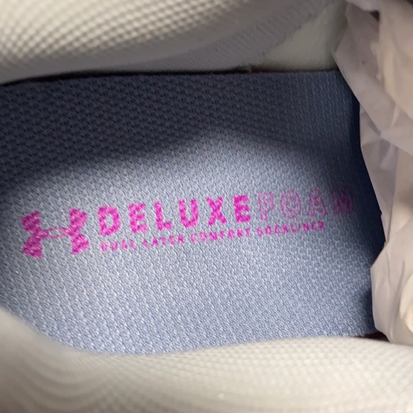 ๐ 2xHP! ๐ Charged Under Armor Size 9 Tennis/Athletic shoes. Gray/blue/pink - Picture 12 of 16